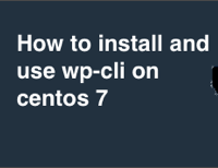 install wp-cli on centos