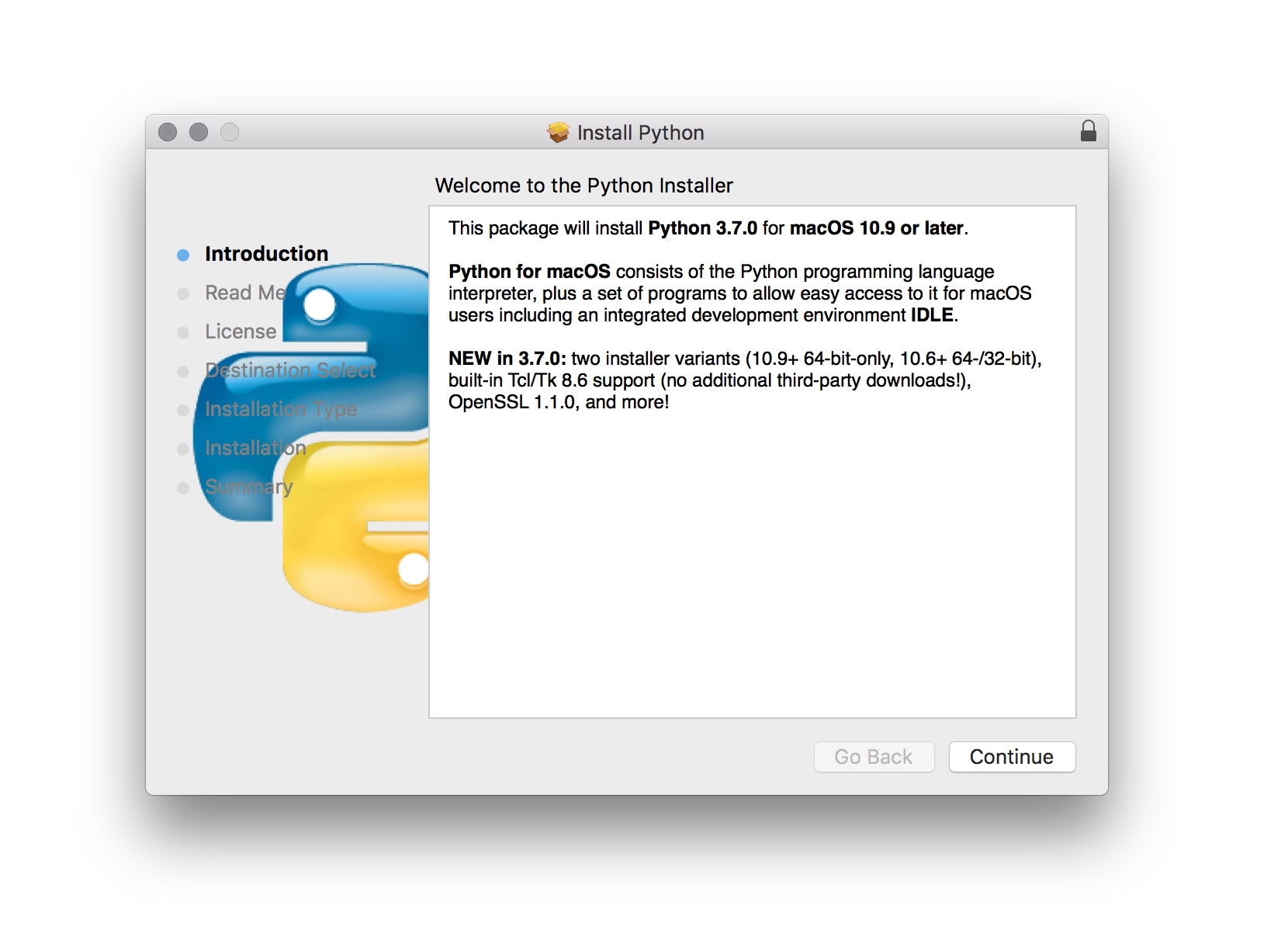 download python 3.7 mac