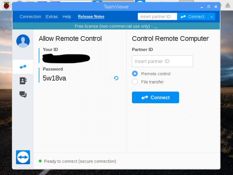 start teamviewer from command line